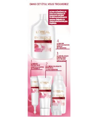 L'Or al Paris Excellence Cream Permanent Hair Colour - Shade: Copper Mahogany (6.54) - Buy Online on GoSupps.com