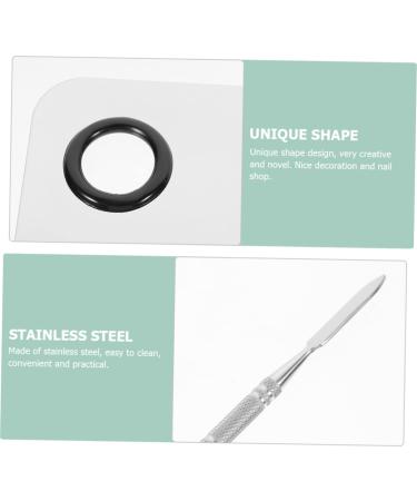 Balacoo Makeup Palette Set - 6 Watercolor Trays & Nail Color Mixing Palettes for Professional Nail Art & Makeup | Stainless Steel Paint Tools - Buy Online on GoSupps.com
