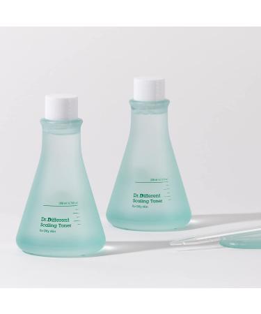 Dr.Different Scaling Toner for Oily Skin - AHA Exfoliating Astringent 200ml | PH Balancing & Pore Tightening Skin Care - International Shipping Available - Buy Online on GoSupps.com