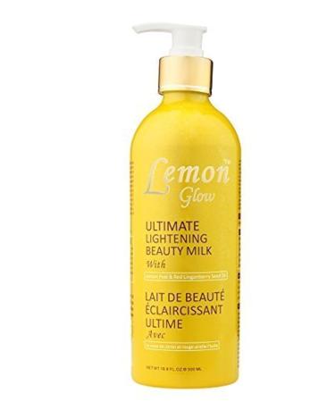 Lemon Glow Ultimate Lightening Beauty Milk with Lemon Peel & Red Lingonberry Seed Oil 500ml by Lemon Glow