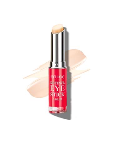 Retinol Eye Stick - Retinol Eye Cream Under Eye Cream for Dark Circles Eye Cream Anti Aging Under Eye Corrector Reduces Fine Lines Wrinkles and Puffiness Results in 3-4 Weeks