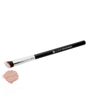 Kabuki Nose Contour Brush by Beauty Junkees - Mini Flat Angle Makeup Brush for Sculpting Bronzer, Highlighter - Vegan Synthetic, Ideal for Liquid, Cream, Powder Cosmetics - Buy Online on GoSupps.com