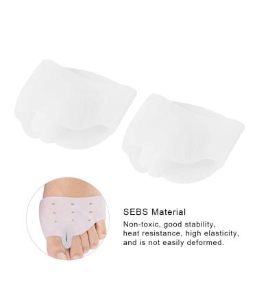 Pongnas Hallux Valgus Corrector & Bunion Pain Relief - 1 Pair White Flexible Protector for Hammer & Claw Toes - Buy Online on GoSupps.com