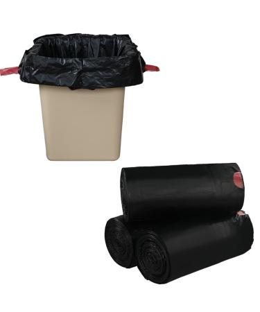 Begale Small Drawstring Garbage Bag 4 Gallon Black Trash Bags 110 Bags 110 count (Pack of 1)
