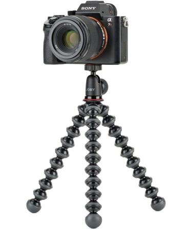 Joby GorillaPod 1K Kit: Compact Tripod Stand with Ballhead for Mirrorless Cameras - Black/Charcoal - Buy Online on GoSupps.com