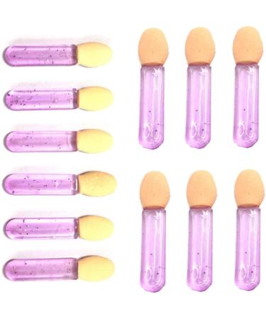 FRCOLOR 200 Pcs Eye Makeup Disposable Eyeshadow Sponge Brush Eyeshadow Nail Brush Tool Oval Miss 3.6X1.2 cmx2pcs Violetx2pcs - Buy Online on GoSupps.com