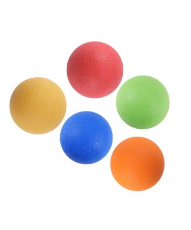 Tovinanna 5st lacrosse balls Plantar role Yoga-ball yoga accessories peanut massage ball massage roller tissue Pieces pcs ice hockey muscle roll back roller heal scrollrad gymnastics ball 6.5x6.5cm as shown