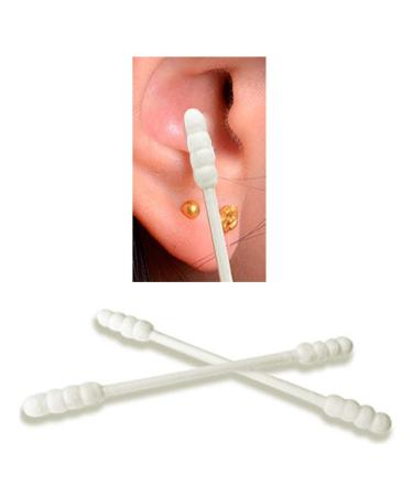 300ct Double Grooved Cotton Swabs | Tipped Applicator for Safe Ear Wax Removal - Buy Online on GoSupps.com
