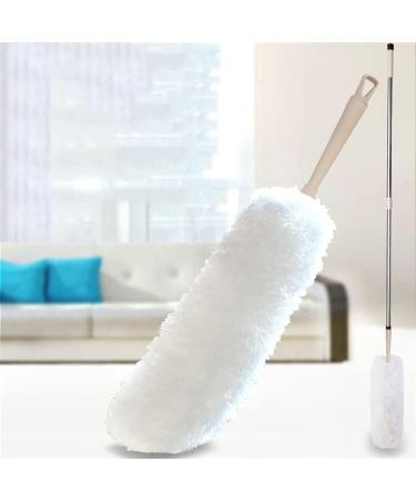 Set Duster Duster Household Do Not Lose Hair Blanket Household -Sweeping Bed Bottom Cleaning Artifact Crevice Cleaning -Absorbing Duster Handle Dusters Brushes (Co(White) - Buy Online on GoSupps.com