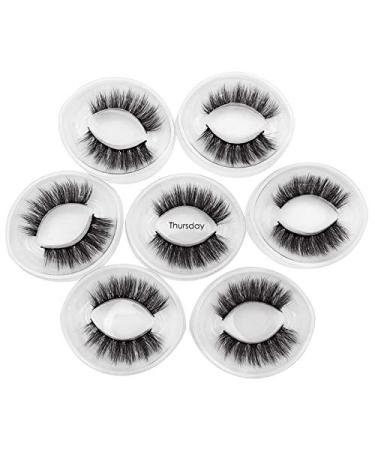 Buy ShidiShangpin 7 Pair 3D False Eyelashes - Natural Soft Handmade Thick & Long - Includes Eyelash Tweezers | International Shipping Available - Buy Online on GoSupps.com