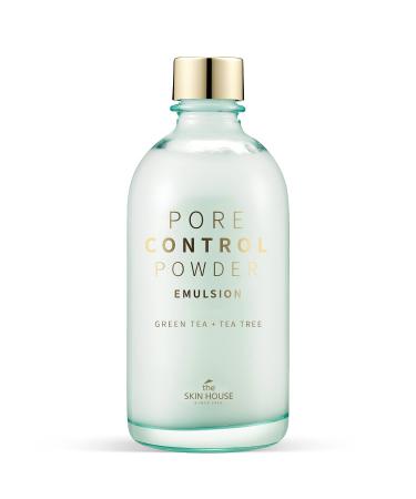 The Skin House Pore Control Powder Emulsion (130ml 4.40 Fl.Oz.) |Consolidating and moisturizing moisturizer |Pore and sebum control |for combination skin
