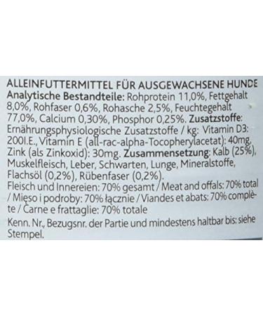 Buy RINTI Kennerfleisch Veal 24 x 400g - Premium Quality Dog Food for International Shipping - Buy Online on GoSupps.com