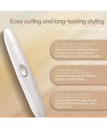 Heated Eyelash Curler - 3 Modes 24h Long Lasting Fast 10s Heating USB Rechargeable for Perfect Curls - Shop Now - Buy Online on GoSupps.com