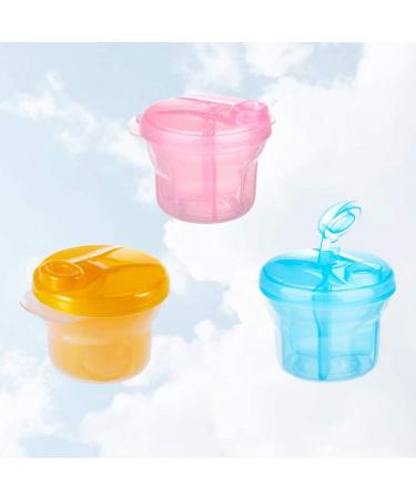 Healifty Baby Milk Powder Dispensers - Portable Storage Container for Travel - 3pcs(Random Color) - Buy Online on GoSupps.com