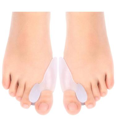 Gel Toe Separator - 2 Pairs of Bunion Correctors & Big Toe Straighteners for Overlapping Toes Hammer Toe Relief | Perfect for Yoga & Ballet - Day & Night Use - Buy Online on GoSupps.com