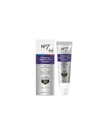 No 7 Advanced Retinol 1.5% Complex Night Concentrate Full Size 30mL