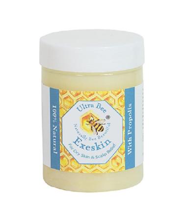 Ultra Bee 100% Natural Exeskin Dry Itchy Skin and Scalp Balm Suitable for People Prone to Eczema Psoriasis Dermatitis.100ml