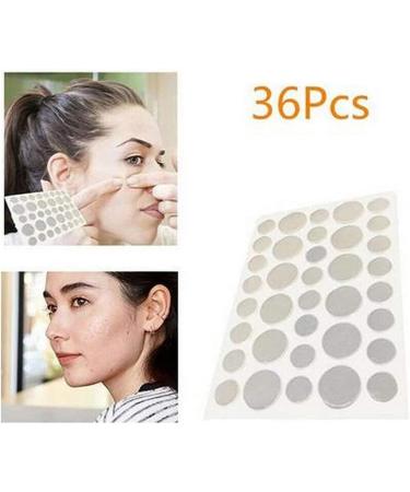 36 Acne Pimple Spot Zit Patches Face Treatment Stickers Pimple Cover Invisible Hydrocolloid Absorbing Cover Up Covering Healing Patch for Concealer Blemish Care + Free Blackhead Zit Remover Tool - Buy Online on GoSupps.com