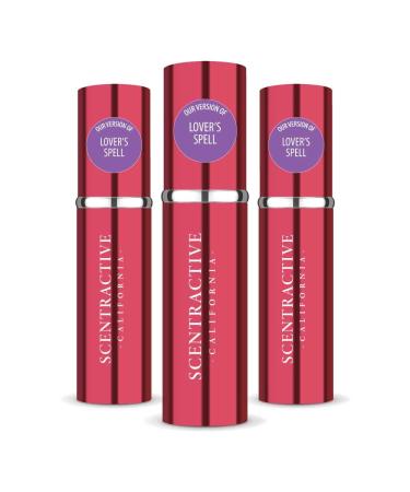 CA Perfume Impression of Victoria S. Lover s Spell For Women Replica Version Fragrance Dupes Concentrated Long Lasting Eau de Parfum Spray Refillable Atomizer Bottle 0.17 Fl Oz/5ml-X3 VICTORIA S. LOVER S SPELL IMPRESSION 0.51 Fl Oz (Pack of 1)