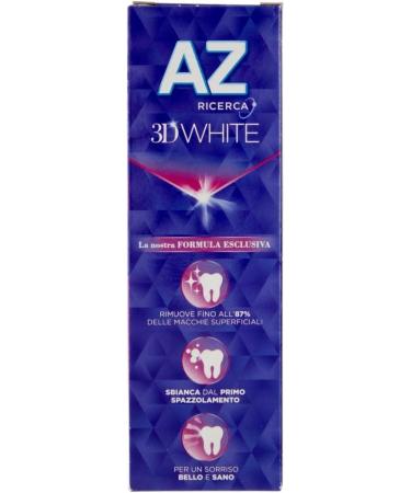 Dentifricio AZ Ultra White Toothpaste 3x65ml & Italian Gourmet Polpa 400g - Whitening Effect - International Shipping - Buy Online on GoSupps.com