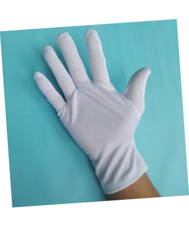Healeved 12 Pairs Cotton Gloves Inspection Gloves Spa Gloves Guantes Desechables Nylon Gloves Dust Gloves Marching Gloves Work Gloves Party Etiquette Gloves Protection White - Buy Online on GoSupps.com