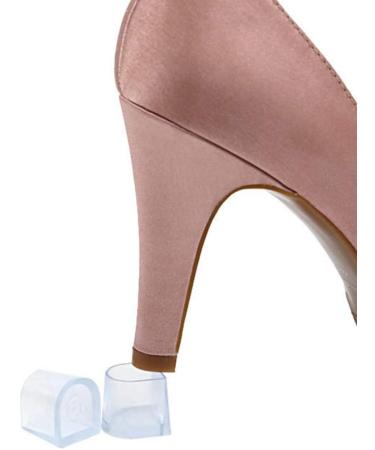 SUPVOX 10 Pairs High Heel Protector - Clear Latin Betty Dance Shoes Size L (Transparent) - Buy Online on GoSupps.com