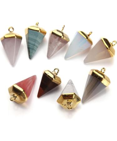 Lurrose 10 Pcs Crystal Diy Pendant J Necklace for Women Crystal Fashion Jewelry Charm Commemorate Miss - Buy Online on GoSupps.com