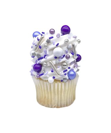 Buy Edible Violet Pearl Sugar Sprinkles | Perfect for Cakes Cupcakes & Cookies - Wedding & Daily Decorations - Buy Online on GoSupps.com