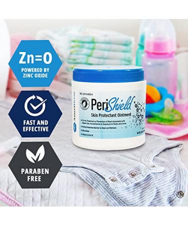 Med Pride PeriShield Skin Protectant Diaper Rash Ointment - 16 oz - Buy Online on GoSupps.com