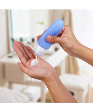 Selizo 10 Leakproof Silicone Travel Bottles - Cosmetic Toiletry Squeeze Containers - Buy Online on GoSupps.com