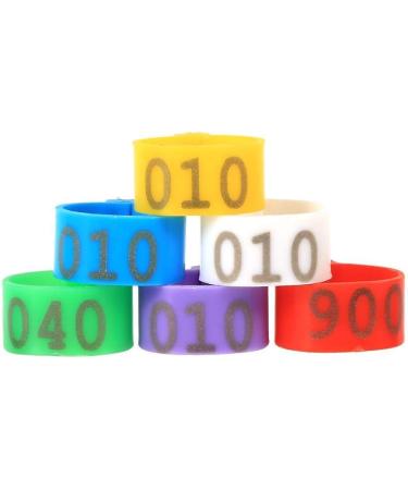 100pcs 16mm Clip on Chicken Leg Bands Number 001-100 Numbered Leg Bands for Chickens Ducks Hens Poultry Leg Bands for Dove Chicks Hen Parrot Birds Identification(Red) - Buy Online on GoSupps.com