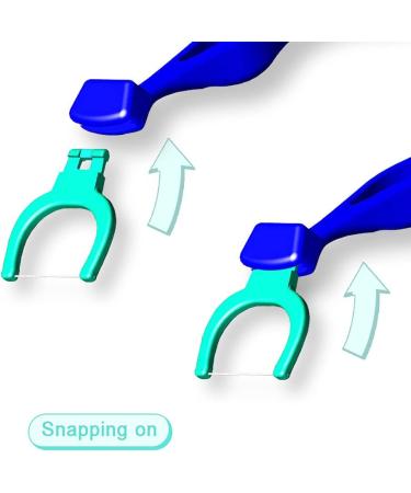 TEEsmile Evolutionary Clean Dental Flossers Kit - 200 Extra Strength Refills (No Handle Included) | Pack of 1 - Buy Online on GoSupps.com