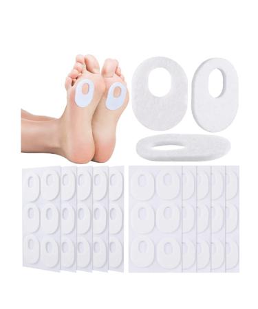 10 Sheet Oval Corn Cushion Men Women White Feet Sore Relief Self Adhesive Callus Cushion Pads Self Stick Adhesive Foam Pad