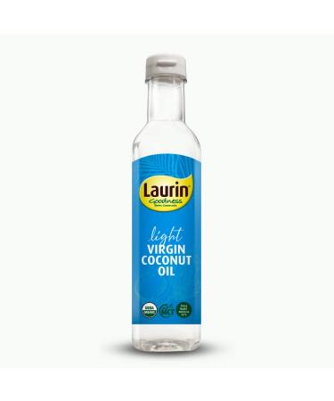 Laurin Light Virgin Coconut Oil | With more Coco MCT than regular VCO | Stays liquid down to 15C | All-Purpose. Ready to use. Easy to pour! | 500ml