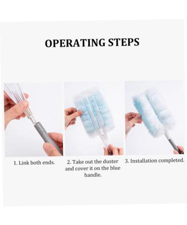 Duster Refill Heads Fluffy Duster Refill Disposable Duster Refill Hand Duster Refill Replacement Duster Head with 10refills for Cleaning 10PCS/Set - Buy Online on GoSupps.com