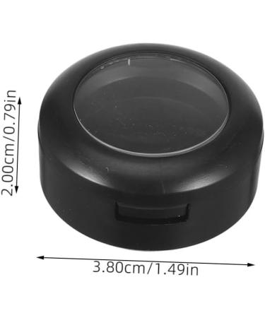 Mipcase 20 pcs Travel Mirror for Organizer Case Eyeshadow Makeup Empty Pan Compact DIY Plate Blush 3.8x3.8cmx2pcs Blackx2pcs - Buy Online on GoSupps.com