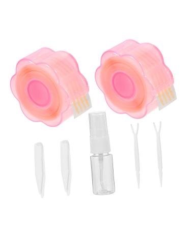 HAPINARY Double Sided Eyelid Tape 1 set Invisible Lift Girl Eyes Stickers Accessories Double Hooded Bottle Eyelid Eyelid Sticker 5.3x5.3cm As Shown 1