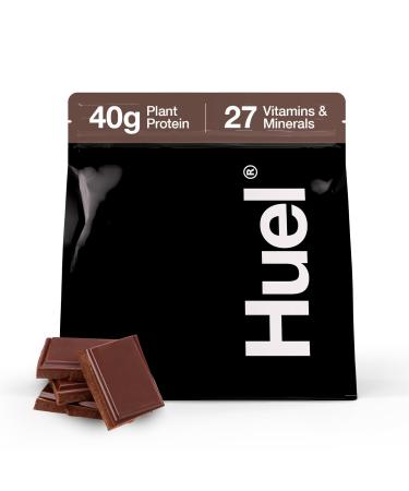 Huel Black Edition Bundle | Chocolate 40g Vegan Protein Powder + Shaker Bottle | Nutritionally Complete Meal | 27 Vitamins and Minerals Gluten Free | Lockable Lid to Avoid Spills | BPA Free - Buy Online on GoSupps.com