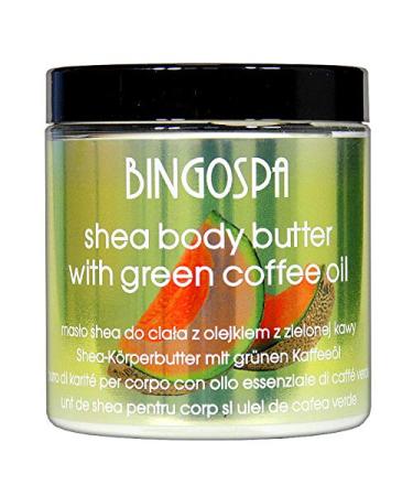 Shea Body Butter with Green Coffee Oil 250g BINGOSPA