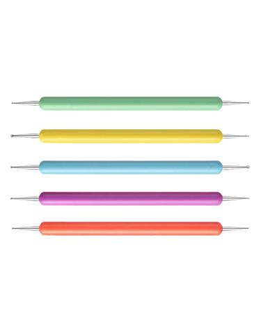 Tuxxjzm Dotting Tools Double-Ended Ball Tip Clay Tools Dotting Tools Tip Dot Paint Manicure Kit Tool for Home Drawing Painting Embossing