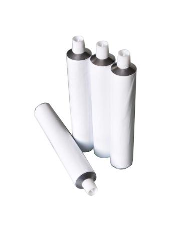 Jtken's empty toothpaste tabs made of white aluminum 50 ml refillable cosmetics bottles with a needle closure unsealed wholesale 200 pieces