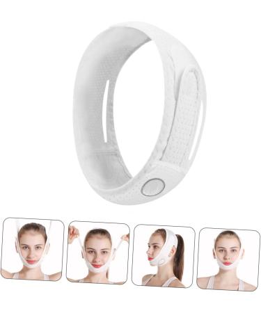 Angoily 1pc Cheek Band Slimmer Chin Lift Band Thin Masseter Chin Belt Double Chin Reducer White Woman The Face Graphene Printed Sheet Strap - Buy Online on GoSupps.com