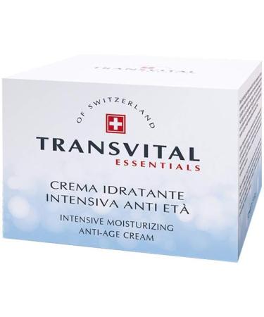  Transvital Essentials Anti-Aging Intensive Moisturizing Cream Moisturizing Face Cream Based on Rice Starch Hyaluronic Acid Plant Stem Cells and Vitamin E - Format 50 ml - Buy Online on GoSupps.com