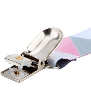 Atyhao Baby Pacifier Clip Set - 4 Modern Cotton Strap Holders | Universal Nipple Clips for Baby Shower Gifts & Plush Toys - Buy Online on GoSupps.com
