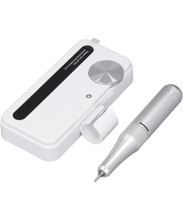 Electric Nail Grinder Portable Professional Nail Polisher for Nail Grinding Polishing Suitable for Individuals and Nail Salons Plastic Aluminum Alloy Approx. 23x136mm (White) - Buy Online on GoSupps.com