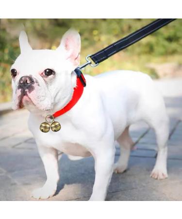 16-String Dog Collar Bell Set: Loud Brass Cat Bells with Key Rings for Pet Collar - Vintage Bronze Jingle Bells for Doorbell & Potty Training - Buy Online on GoSupps.com