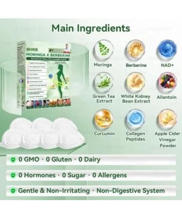 Beslimtop Moringa & Berberine 10-IN-1 Advanced Nano Microneedle Patch(3 Schachteln (21pcs)) - Buy Online on GoSupps.com
