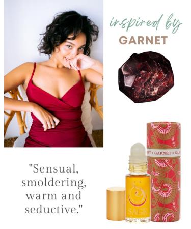 Garnet Perfume Oil Roll-On by Sage- 1/8 oz Vegan & Cruelty-Free Earthy Scent Moroccan Rose Amber Egyptian Musk Garnet 1/8 Oz Perfume Oil Roll-On - Buy Online on GoSupps.com