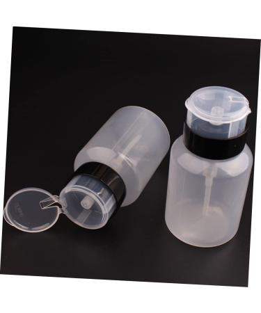  FOMIYES FOMIYES 220ml Pump Bottle for Nail Polish Remover Liquid Storage Bottle with Under-Pump for Toner Remover Locking - Buy Online on GoSupps.com