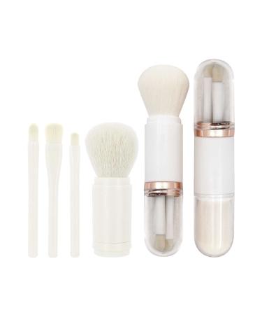 Brush Brush With Four In One Makeup Double Ended Makeup Mini Retractable Light Makeup Brushes Set(Color:C)(One Size C) One Size C